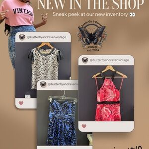 Sneak Peak Vintage & Thrifted Hauls @butterflyandravenvintage